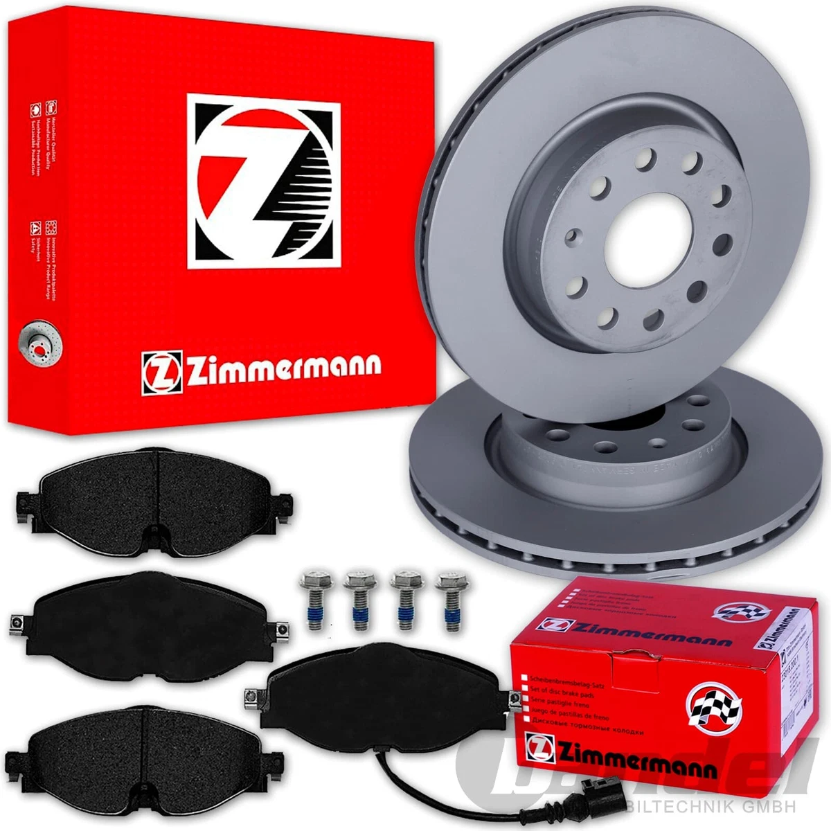 Гальмівні колодки та диски Zimmermann для VW ARTEON — гарантія безпеки та якості