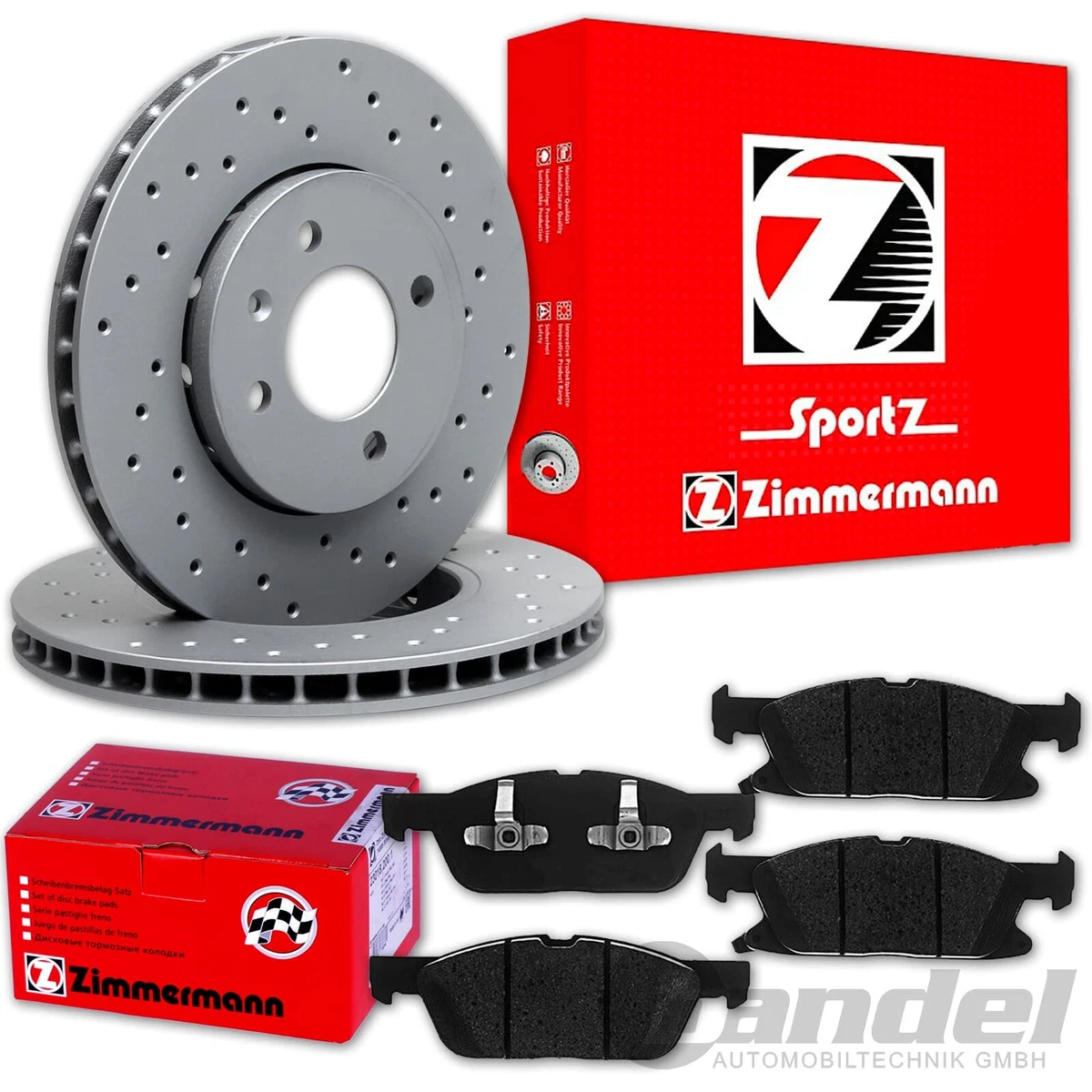 Гальмівні колодки та диски Zimmermann для Mercedes E-Class S212 Гальмівні колодки та диски Zimmermann для Mercedes E-Class S212