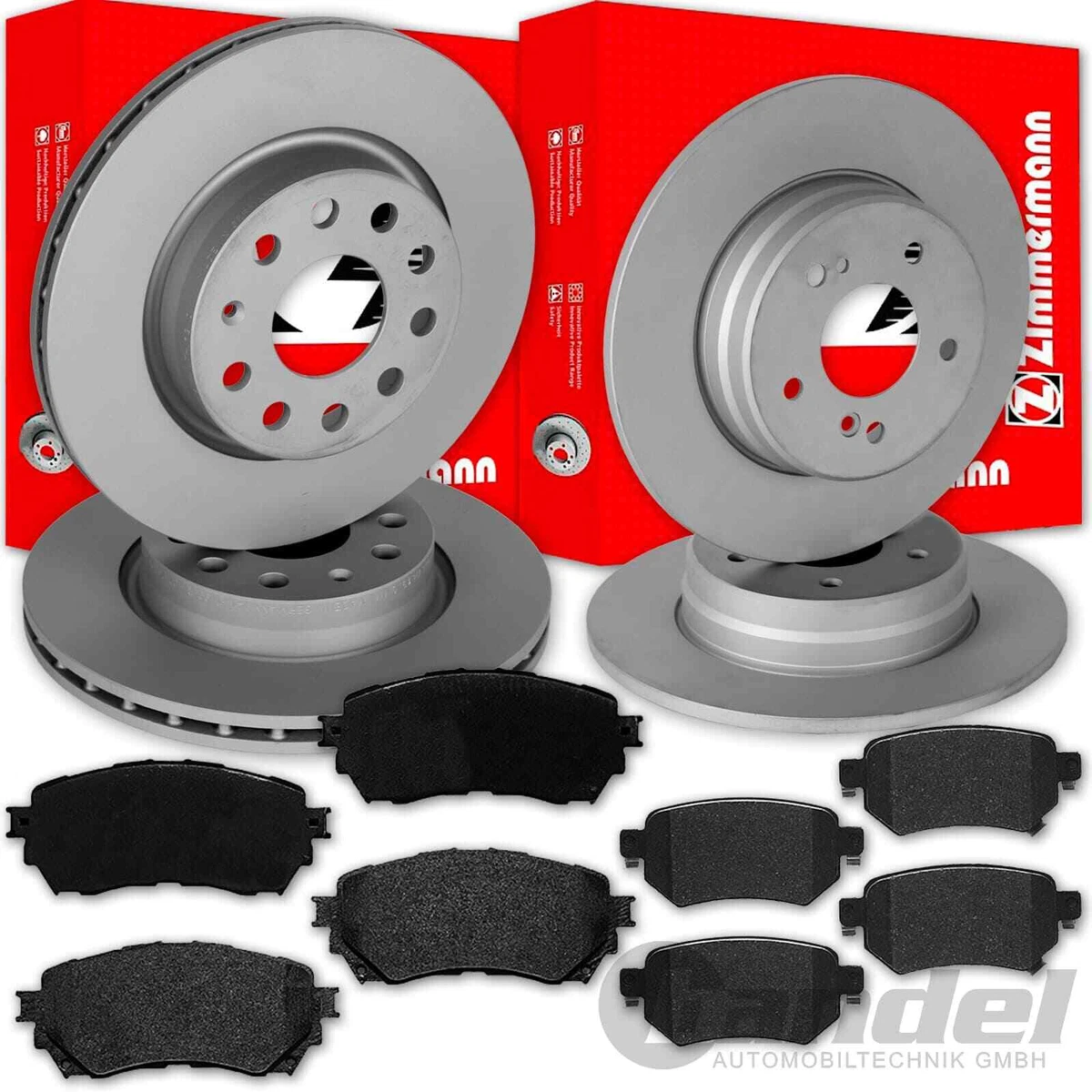 Найкращі гальмівні колодки та диски Zimmermann для FIAT DOBLO 1.4