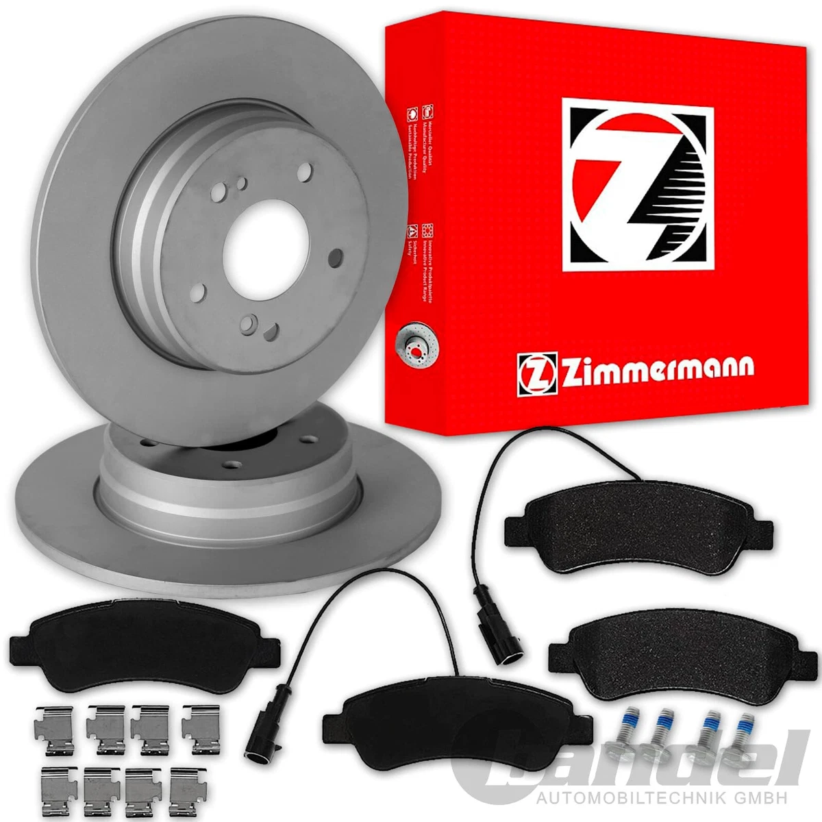 Гальмівні колодки та диски Zimmermann для PEUGEOT PARTNER ФУРГОН