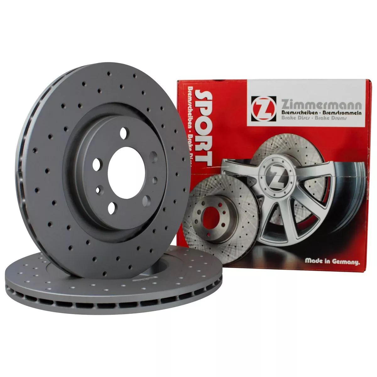 Гальмівні диски та колодки Zimmermann для Porsche 911 Кабріолет (997)