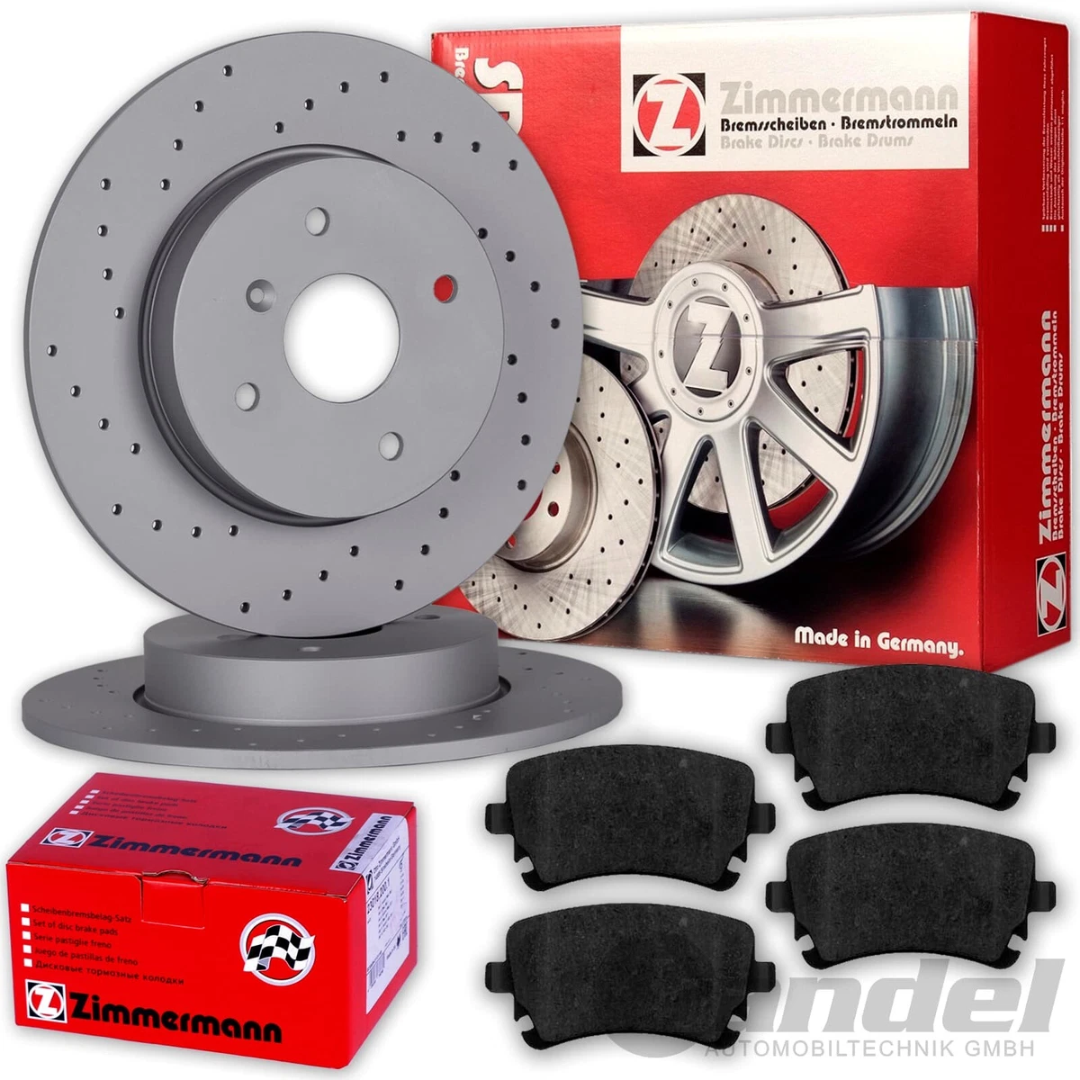 Гальмівні колодки та диски Zimmermann для BMW 6 (E63) - Надійність та Безпека