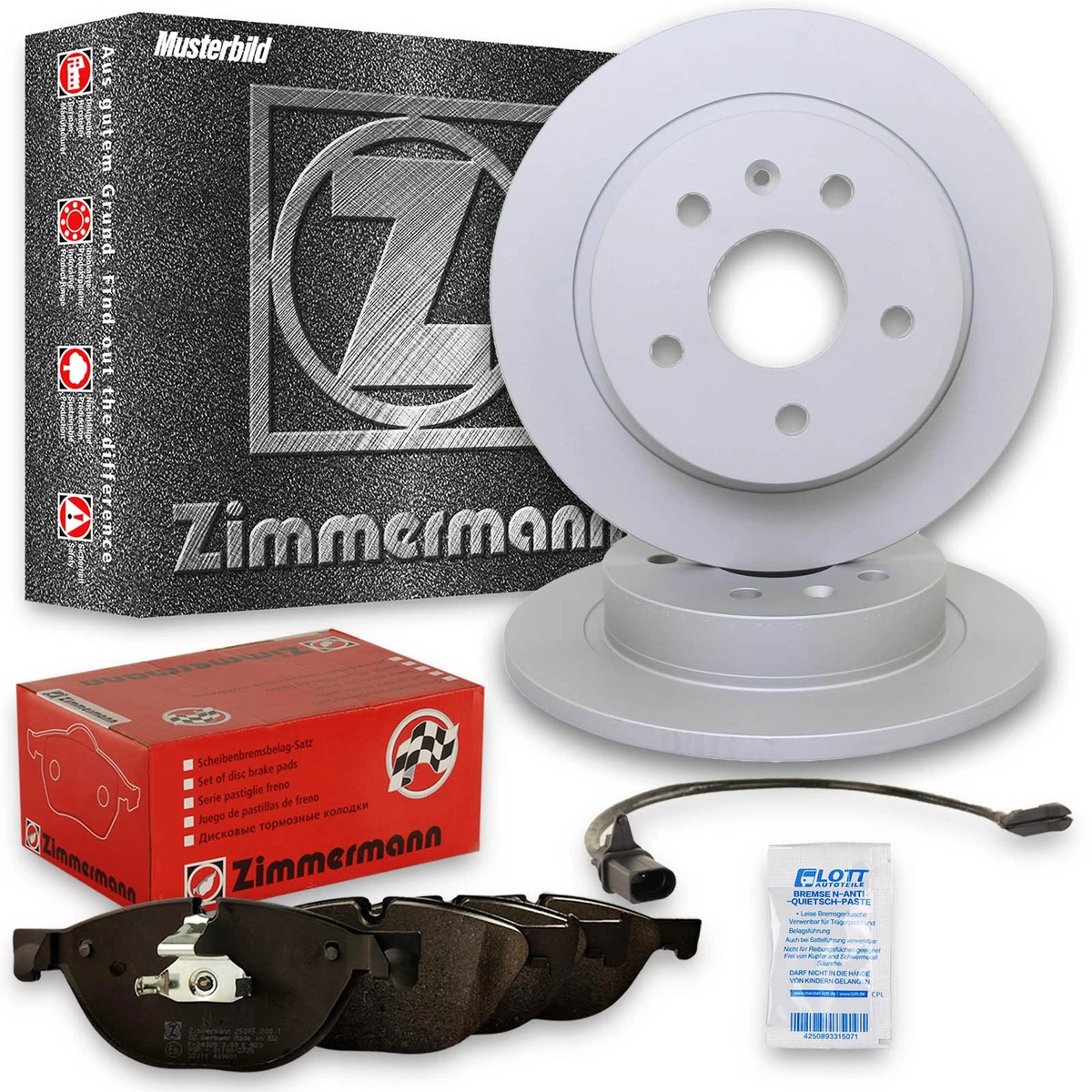 Найкращі гальмівні колодки та диски Zimmermann для FIAT DOBLO 1.4