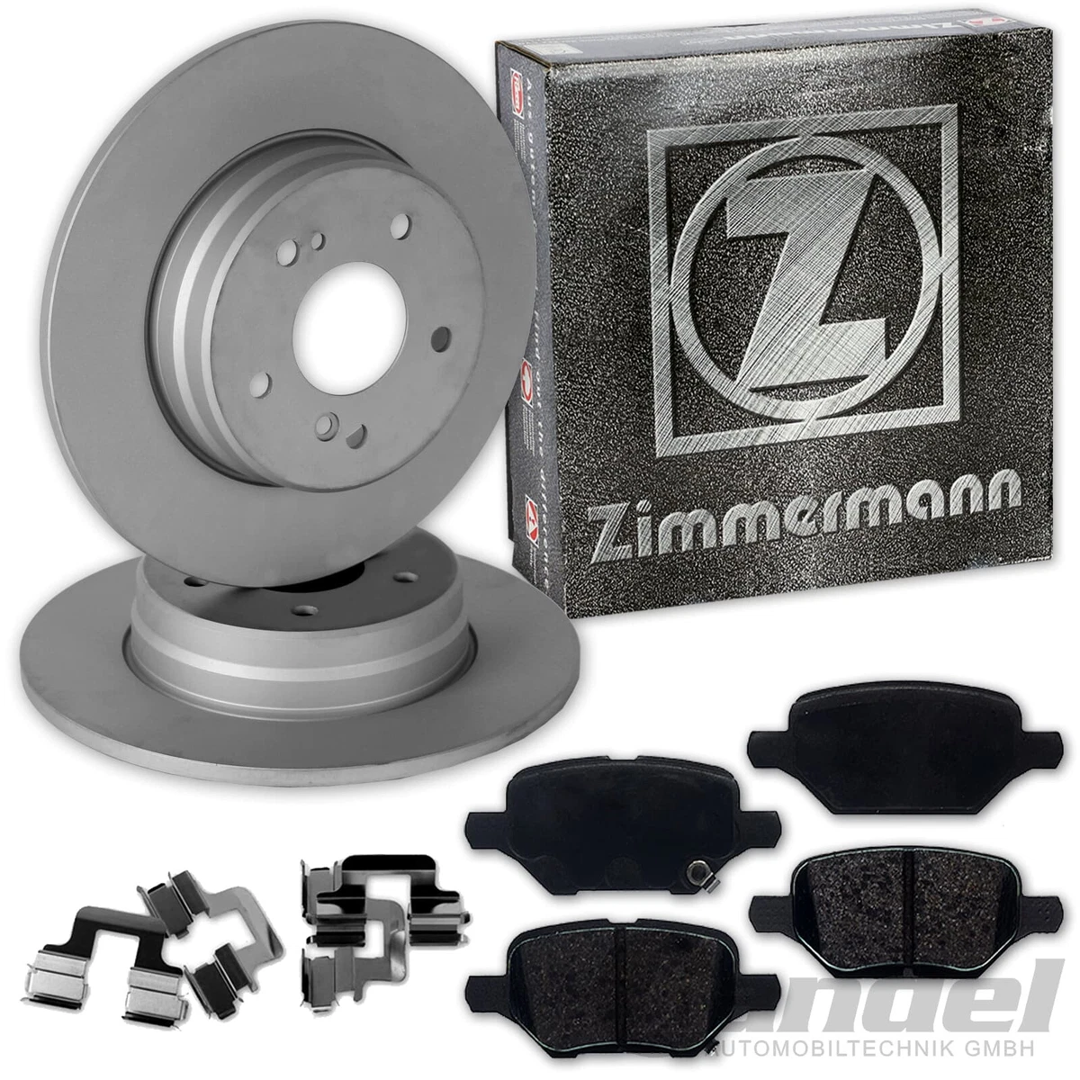 Гальмівні колодки та диски Zimmermann для AUDI A3 Limousine — безпечний вибір