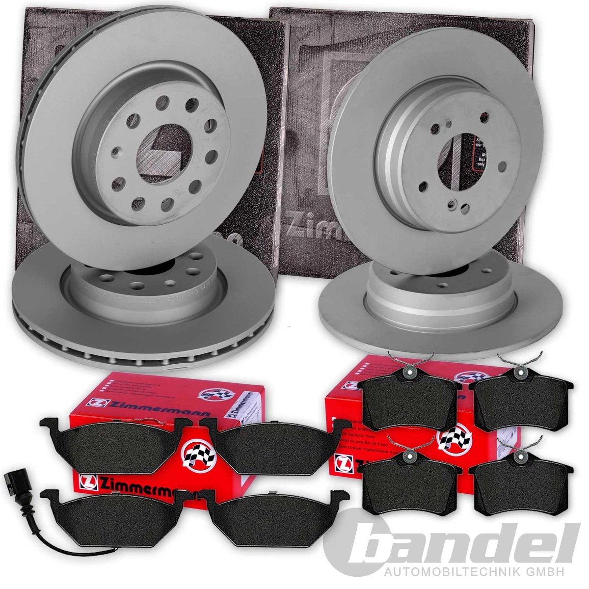 Гальмівні колодки та диски Zimmermann для JAGUAR XK 8 Convertible (X100)