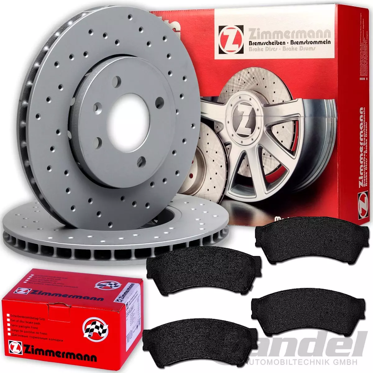 Гальмівні колодки та диски Zimmermann для VW ARTEON — гарантія безпеки та якості